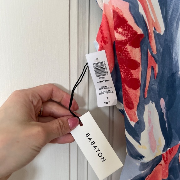 NWT Aritzia Hamptons Midi Floral Dress - Picture 3 of 6